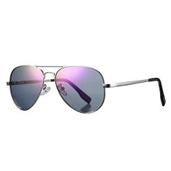 COASION Retro Pilotenbrille Polarisierte Sonnenbrille für Herren Damen UV400 Schutz Piloten Sonnenbrillen Vintage von COASION