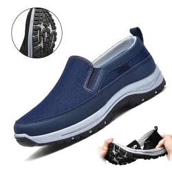 Sportschuhe Herren Atmungsaktive und Anti-Rutsch Laufschuhe Air Gepolsterte Schuhe Atmungsaktive Sneaker Fashion Joggingschuhe Leicht Turnschuhe(Blue,43 EU) von COITROZR
