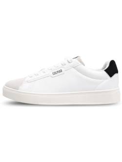 COLMAR Bates Plain 209 White Black Herren-Sneakers, Weiß, 40 EU von COLMAR