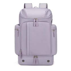 COLseller Reisetasche Damen Weekender Handgepäck Tasche für Flugzeug Kliniktasche Geburt Fitnesstasche Krankenhaustasche für Reisen wasserdichte Tragetasche, Camping,Purple von COLseller