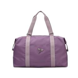 COLseller Reisetasche Damen Weekender Übernachtungstasche mit Schuhfach Travel Bag mit Kulturtasche Schuhfach für Flugzeug Reisen,D von COLseller