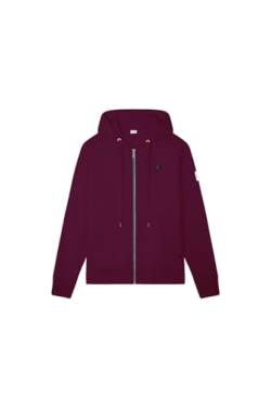 COMPAGNIE DE CALIFORNIE Herren Sweat Zip Bordeaux Pullover, rot, S von COMPAGNIE DE CALIFORNIE