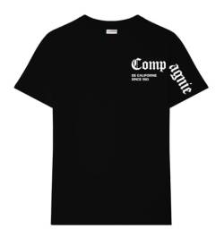 COMPAGNIE DE CALIFORNIE Unisex Tee Adulte Homme Femme T-Shirt, Schwarz, M von COMPAGNIE DE CALIFORNIE