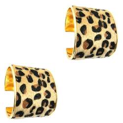 CONGARTENO 2st Frauen Armreifen Leoparden-armband Fingerring Armband Frauen Armbänder Armband Mit Leopardenmuster Armband Für Frau Frauen-leopard-armband Armreifen Für Damen Mädchen Armbänder von CONGARTENO