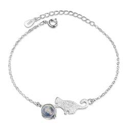 CONGARTENO Armband Armreifen Für Mädchen Goldenes Fußkettchen Armbänder Handketten Schmuckgeschenke Für Mädchen Rosa Armreifen Diamant-fußkettchen Handzubehör Armreifen Für Damen Metall Blue von CONGARTENO