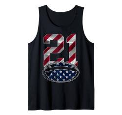 NUMMER 21 RUGBY 21. GEBURTSTAG Tank Top von COOL RUGBY DESIGNS AND OUTFITS