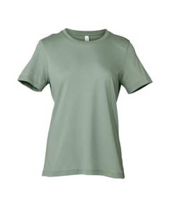 COOZO Damen Entspannt Jersey Kurzarm T-Shirt - Salbei - XL von COOZO