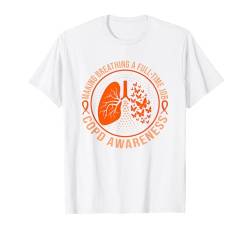 COPD Bewusstsein für chronisch obstruktive Lungenerkrankungen T-Shirt von COPD Awareness Lung Disease Awareness