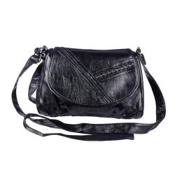 COSMEVIVI Modische PU Umhängetasche Für Damen Schicke Crossbody Tasche Mit Breitem Gurt Praktische Aufbewahrungstasche Für Handys Und Geldbörse Ideal Für Alltag Und Freizeit von COSMEVIVI