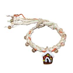 CPAOWEHF Elegante gewebte Armbänder, stilvolle handgewebte Handketten, Weihnachtsmotive, Paar-Armreifen, Unisex-Armband-Zubehör von CPAOWEHF