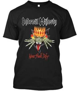 Limited NWT Infernäl Mäjesty None Shall Defy Canadian Heavy Metal T-Shirt S-4XL. Black XL von CPDMY