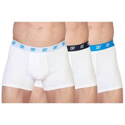 CR7 Underwear - Boxershorts Basic Trunk AOP Boxershort 3er Pack schwarzgruengrau M von CR7