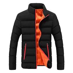 Winterjacke Herren Daunenjacke mit Kapuze Warm Jacke Leichte Steppjacke Winter Herren-Jacken Kapuzenjacke Casual Puffer Jacket Basic Übergangsjacke Outdoor Softshelljacke von CSHE