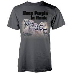 Deep Purple Grey In Rock Ritchie Blackmore T Shirt Men Unisex Grey XXL von CUTLERY SUIT