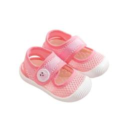 CUTeFiorino Baby Mädchen Kleinkind Schuhe Weiche Sohlen Nicht Slip Baby Schuhe Atmungsaktive Baby Schuhe 0 3 Schuhe Schuhe Kinder Mädchen 24 (Pink, 24 Toddler) von CUTeFiorino