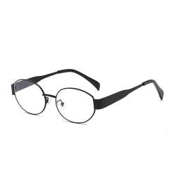CVZQTE Reise-Sonnenbrille für Erwachsene, UV400, ovaler Rahmen, Sonnenbrille für Outdoor-Aktivitäten, Schutz, Brillen, Schwarze Rahmenlinse von CVZQTE