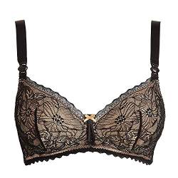 Cache Coeur Damen Iris Schwangerschafts-BH, Undurchsichtige, Schwarz (Black), 90F von Cache Coeur