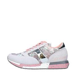 Cafè Noir GDL6442572380 Sneaker IN Suede UND BLUMENSTOFF E20.2572 Grey/PINK 38 von Cafè Noir