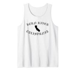 Kern River, Kalifornien, Sequoia Forest, Kernville, Retro-Campingplatz Tank Top von Cali Retro Tees