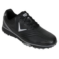 Callaway Golf Herren Chev Max Leder wasserdicht Schuhe - Schwarz - UK 8 von Callaway