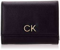 Calvin Klein Damen RE-LOCK TRIFOLD MD Reisezubehör- Dreifachgefaltete Brieftasche, Schwarz, Einheitsgröße von Calvin Klein Jeans