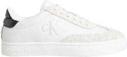 Calvin Klein Jeans Damen Classic Cupsole Low MG Mix YW0YW01611 Turnschuhe, Weiß (Bright White/Black), 39 EU von Calvin Klein Jeans