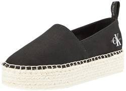 Calvin Klein Jeans Damen Espadrilles Plateau, Schwarz (Black), 38 von Calvin Klein