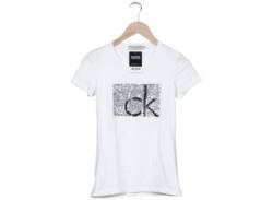 Calvin Klein Jeans Damen T-Shirt, weiß, Gr. 36 von Calvin Klein Jeans