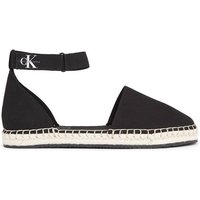 Calvin Klein Jeans Espadrille Strandschuh, Sommerschuhe, Sandale mit Klettriemchen und Juteabsatz von Calvin Klein Jeans