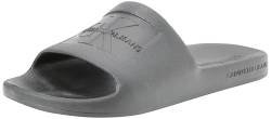 Calvin Klein Jeans Herren Badeschuhe Slide Badelatschen, Schwarz (Black), 43 von Calvin Klein Jeans