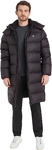 Calvin Klein Jeans Herren ESSENTIALS DOWN LONG PARKA J30J324056 Daunenjacken, Schwarz (Ck Black), XXL von Calvin Klein Jeans