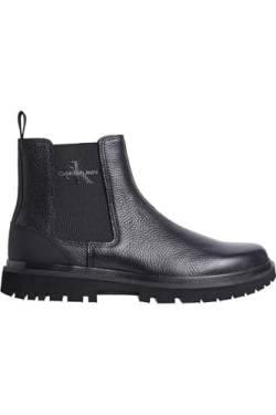 Calvin Klein Herren Chelsea Boots Eva Mid aus Leder, Schwarz (Triple Black), 44 von Calvin Klein Jeans