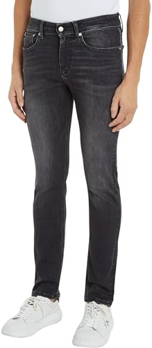 Calvin Klein Jeans Herren Jeans Hose Skinny Fit, Blau (Denim Black), 32W/34L von Calvin Klein Jeans