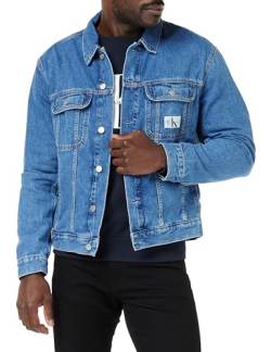 Calvin Klein Jeans Herren Jeansjacke Regular 90's Denim Jacket Baumwolle, Blau (Denim Medium), S von Calvin Klein