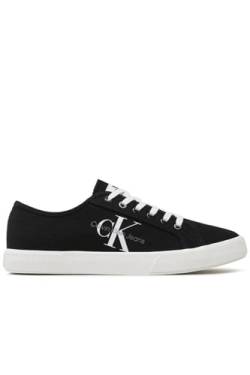 Calvin Klein Jeans Herren Vulcanized Sneaker Essential Vulc Schuhe, Schwarz (Black), 44 von Calvin Klein Jeans