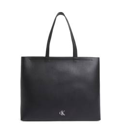 Calvin Klein Jeans für Damen. K60K612714 Slim Tote Bag schwarz (OSFA), Lässig, Recyceltes Polyester von Calvin Klein Jeans