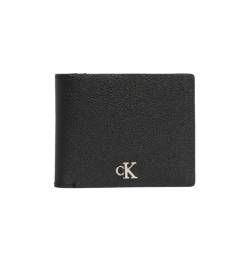 Calvin Klein Jeans für Herren. K50K511444 Ledergeldbörse Mono schwarz (OSFA), Lässig von Calvin Klein Jeans