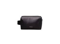 Kosmetiktasche CALVIN KLEIN JEANS "MONOGRAM SOFT DOPP KIT" Gr. B/H/T: 24 cm x 15 cm x 13 cm, schwarz (black) Damen Taschen Beauty Case Schminktasche Kulturbeutel von Calvin Klein Jeans