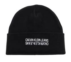 Calvin Klein CKJ Mirror Logo Beanie Black von Calvin Klein