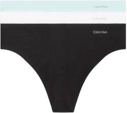 Calvin Klein Damen 3er Pack Strings Invisibles Cotton Nahtlos von Calvin Klein