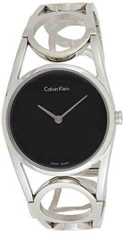 Calvin Klein Damen Analog Quarz Uhr mit Edelstahl Armband K5U2S141 von Calvin Klein