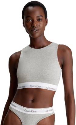 Calvin Klein Damen Bralette Cut Out, Grau (Grey Heather), L von Calvin Klein