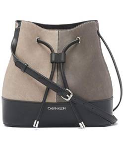 Calvin Klein Damen Gabrianna Bucket Eimer, Graue Kombination von Calvin Klein