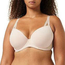 Calvin Klein Damen Push-Up BH Lift Demi mit Bügel, Beige (Beechwood), 75D (34D) von Calvin Klein