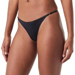 Calvin Klein Damen Thong 000QF7323E Koordinierter Tangaslip, Schwarz (Black), L von Calvin Klein