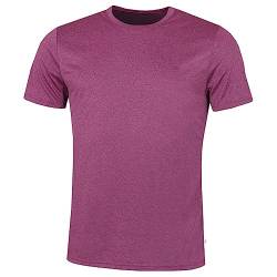 Calvin Klein Golf Mens Harlem T-Shirt - Dark Red - S von Calvin Klein