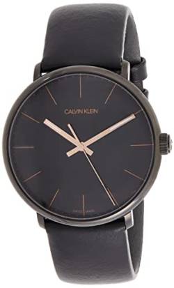 Calvin Klein Herren Analog Quarz Uhr mit Echtes Leder Armband K8M214CB von Calvin Klein