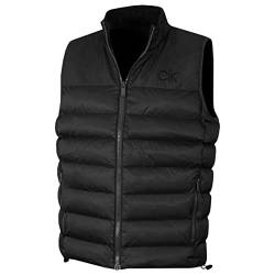 Calvin Klein Herren Gepolsterte Wasserabweisende Golf Gilet - Schwarz - M von Calvin Klein