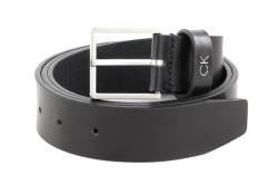 Calvin Klein Herren Gürtel Formal Belt 3.5 cm Ledergürtel, Schwarz (Ck Black), 95 cm von Calvin Klein