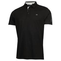 Calvin Klein Herren Uni Golf Poloshirt - Schwarz - L von Calvin Klein